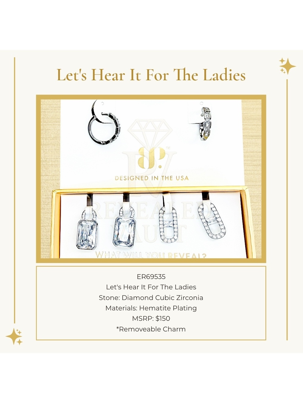 Let's Hear It For The Ladies - Charming Hoops